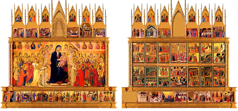 Къде из Европа да отидем на изложба през март 3 duccio maestra reconstructed