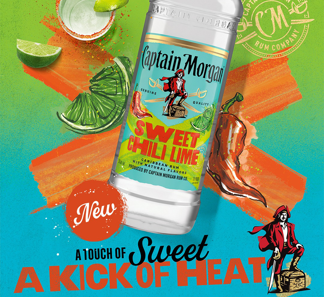 Captain Morgan представя нов вкус ром: Sweet Chili Lime
