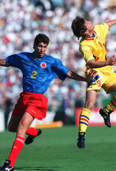 Андрес Ескобар Национален отбор по футбол на Колумбия Национален отбор по футбол на Румъния