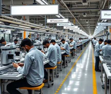 Индия дава сериозно предимство на Apple с данъчни облекчения за производство 2 Foxconn отзова над 300 китайски служители от фабриките си за iPhone в Индия