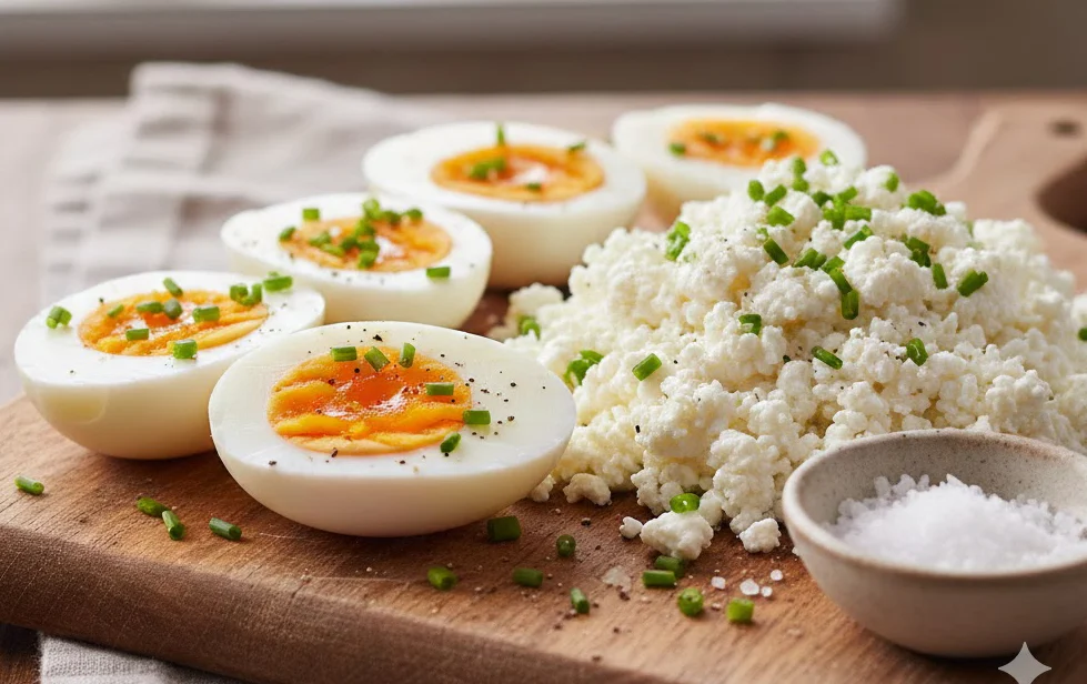 Твърдо сварени яйца срещу извара: Коя е по-здравословната закуска?