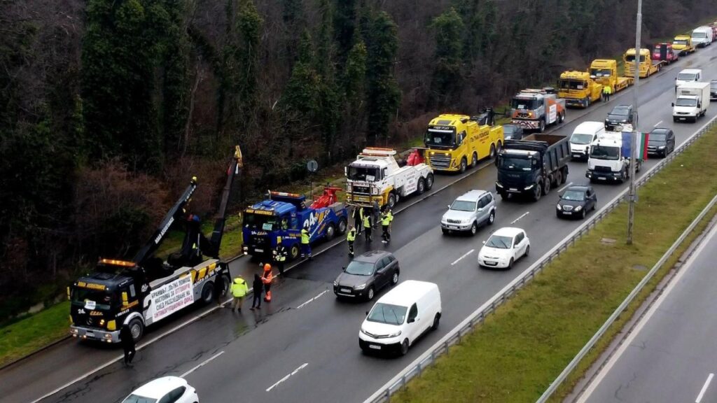 протест пътна помощ